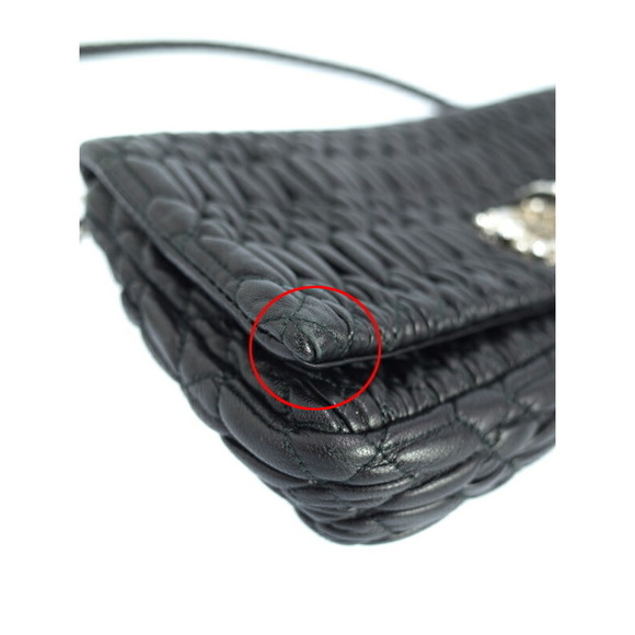 Miu Miu Crystal Shoulder Bag Black - Picture 4 of 9